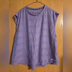 Nike Purple Sleeveless Top